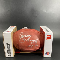 HOF - Cardinals Aeneas Williams Signed Authentic Football with HOF 14 In...