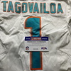 Crucial Catch - Dolphins Tua Tagovailoa Game Worn Jersey (10/15/23) Size 42 With Captains Patch