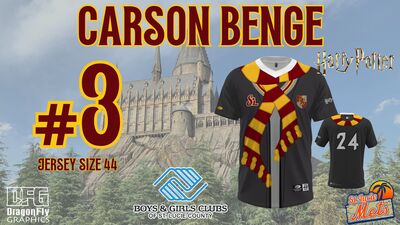 Harry Potter Night Jersey #3 Carson Benge