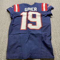 International Games - Patriots Will Grier Game Worn Jersey (11/12/23) Si...