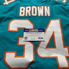 NFL - Dolphins Malcolm Brown Game Cut Jersey Size 42