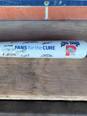Portland Sea Dogs Team Signed Bat