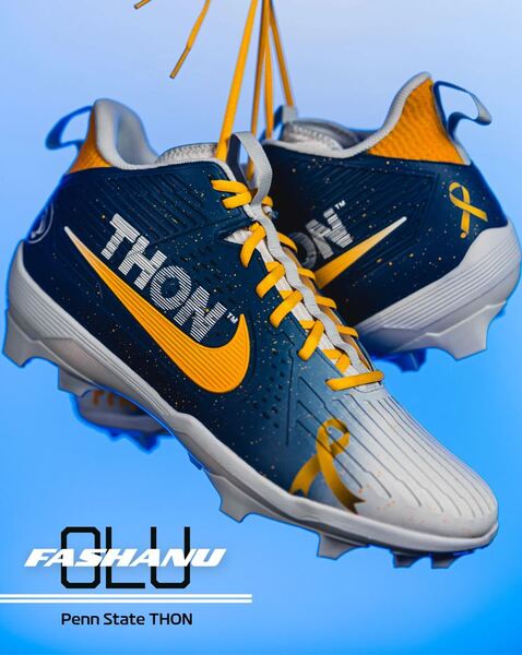 MCMC - Jets Olu Fashanu Custom Cleats 2025 Season Size 16 Proceeds Benef...