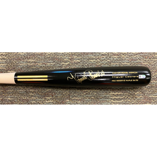 Cabrera Exclusive! Miguel Cabrera Detroit Tigers Autographed Warstic Bat (MLB AUTHENTICATED)