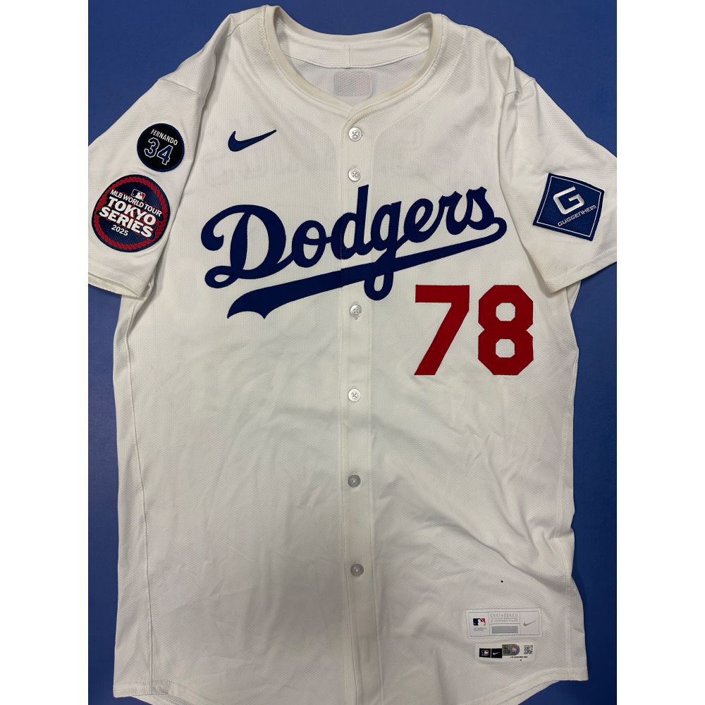 Ben Casparius MLB Authenticated 2025 Tokyo Series Game Worn
