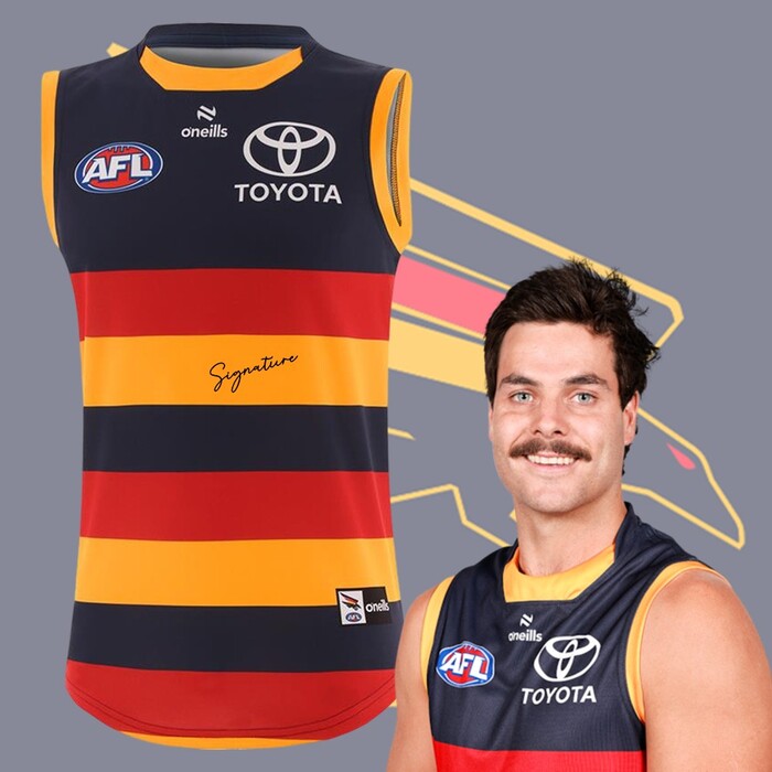 Photo of Darcy Fogarty #32 2025 Adelaide Crows Home Match-Worn Guernsey