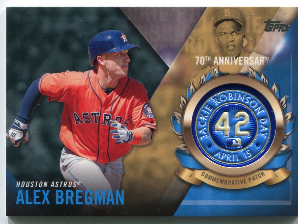 2017 Topps Jackie Robinson Logo Patches #JRPCABR Alex Bregman