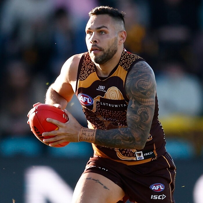 Jarman Impey #4 Hawthorn 2024 Signed Brown Indigenous Match Worn Guernsey