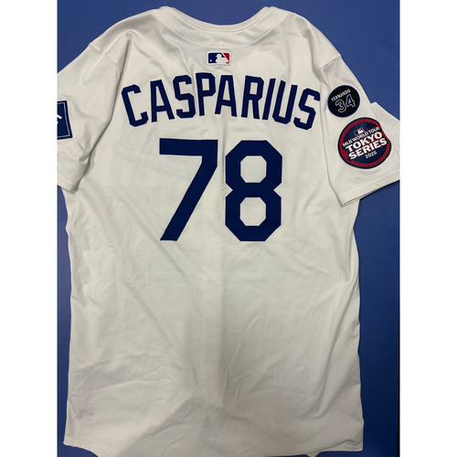 Ben Casparius MLB Authenticated 2025 Tokyo Series Game Worn