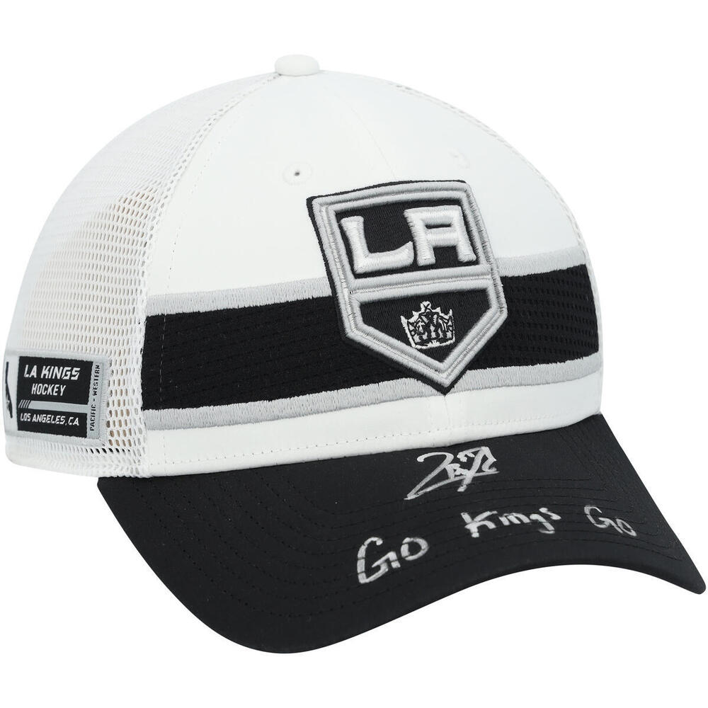 Quinton Byfield Los Angeles Kings Autographed Black Fanatics Cap with 