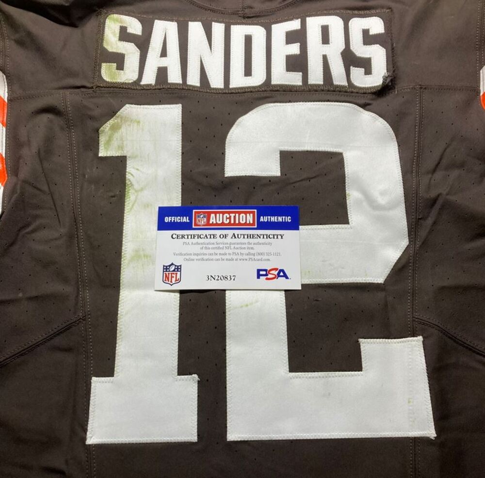 STS - Browns Shedeur Sanders Game Worn Jersey (11/16/2025) Size 44