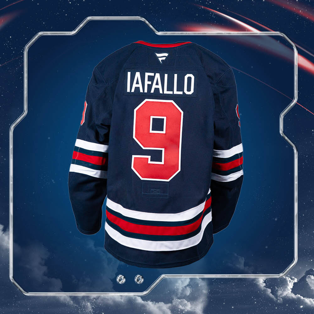 Alex Iafallo #9 Game-Worn Heritage Jersey