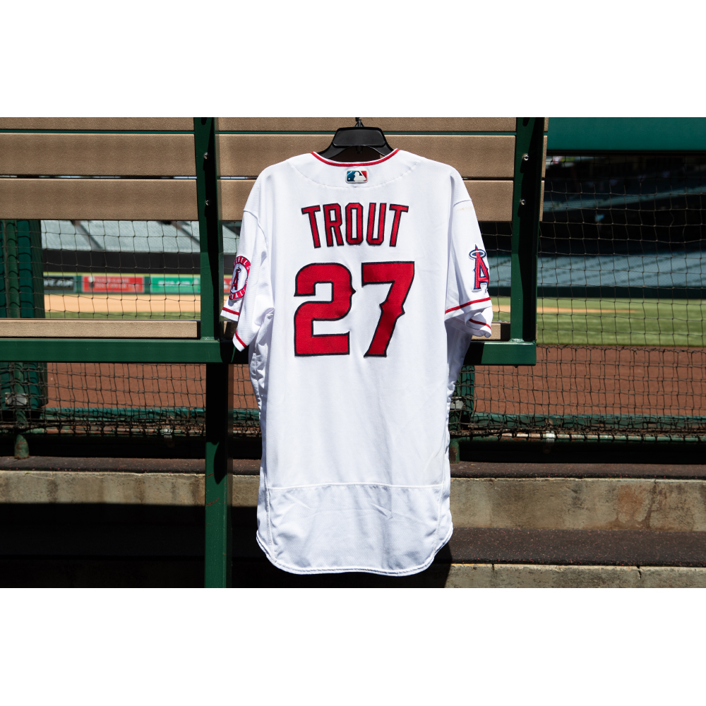2021 Mike Trout Game Used Jersey (4 games, 3 home runs) Los Angeles