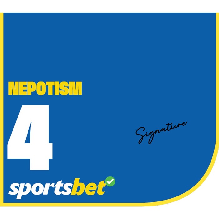 Photo of #4 Nepotism - Blake Shinn Signed Caulfield Guineas Saddlecloth