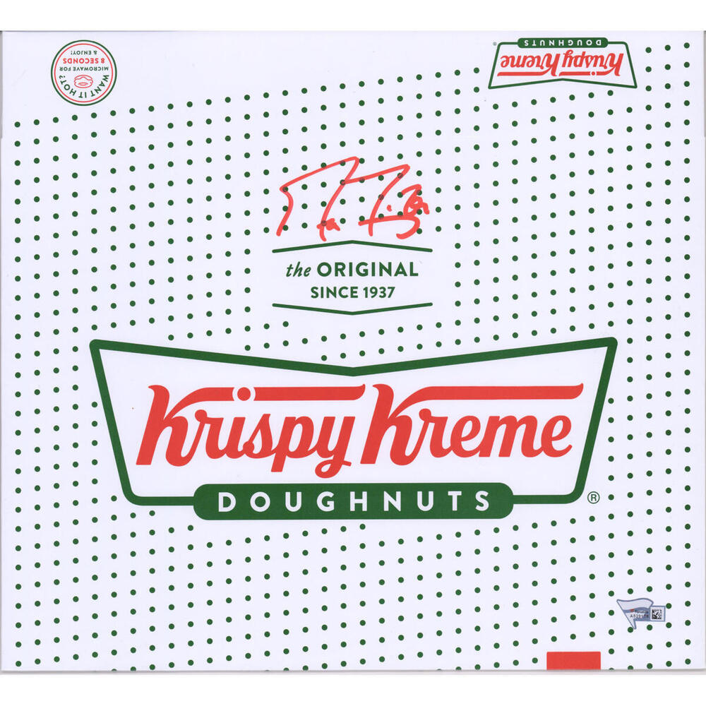 Marc-Andre Fleury Vegas Golden Knights Autographed Krispy Kreme Doughtnut Box - NHL Auctions Exclusive