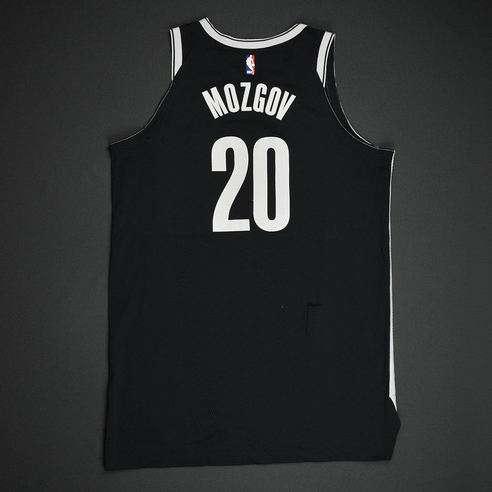 Timofey Mozgov Brooklyn Nets NBA Mexico City Games 2017 Game Worn Jersey Worn In 2 Games 