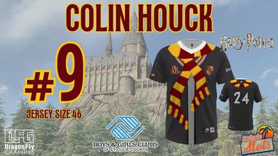 Harry Potter Night Jersey #9 Colin Houck