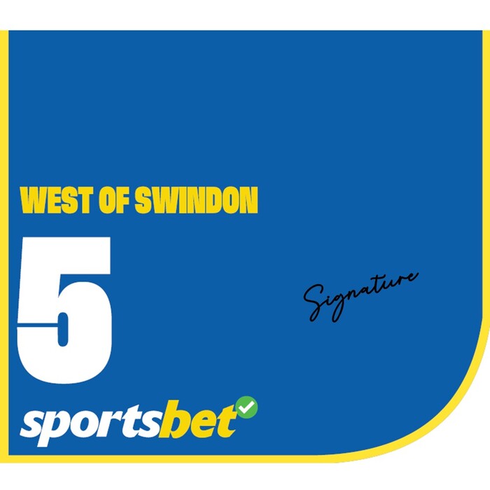 Photo of #5 West of Swindon - Ben Melham Signed Caulfield Guineas Saddlecloth