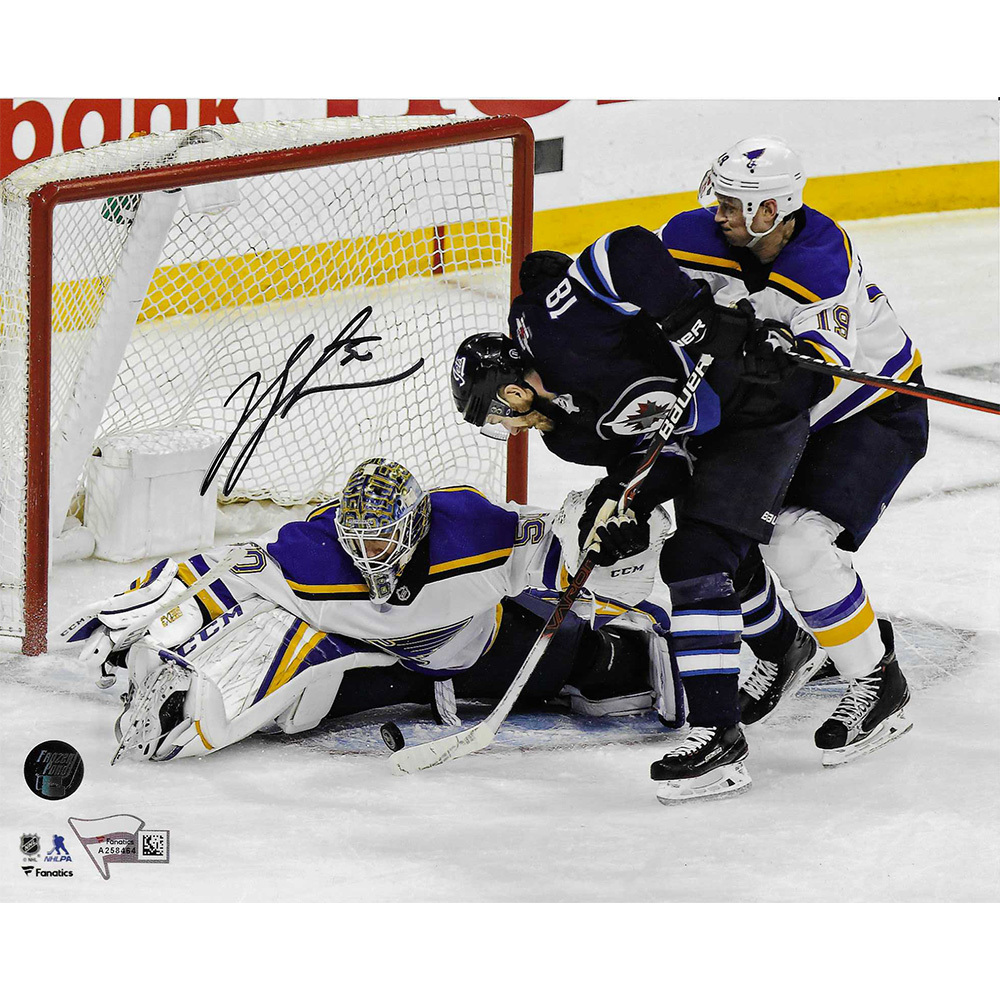 Jordan Binnington Autographed St. Louis Blues 8X10 Photo