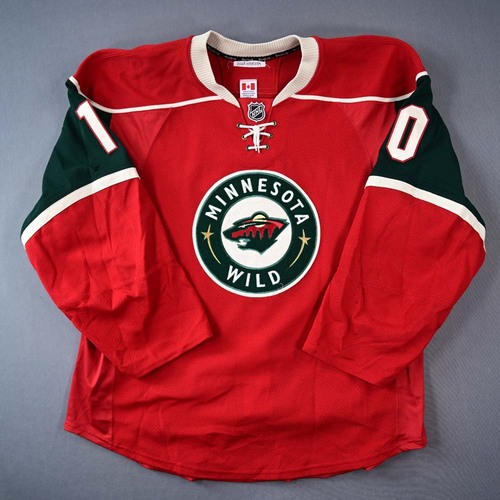 Image of Setoguchi, Devin - Minnesota Wild - Game-Worn Red Set 2 Jersey - 2011-12 NHL Season