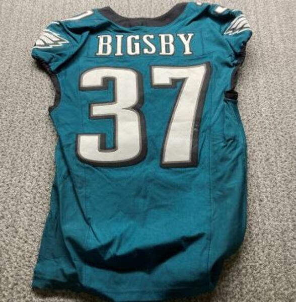 Crucial Catch - Eagles Tank Bigsby Game Worn Jersey 10/05/2025 Size 38