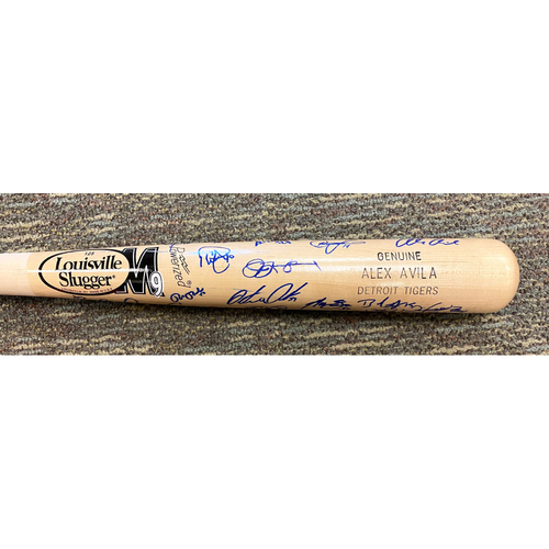 Detroit Tigers 2012 Team Signed Bat (MLB AUTHENTICATED) Detroit