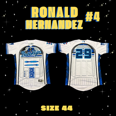 #4 Ronald Hernandez Game Used Star Wars Jersey (Size 44)