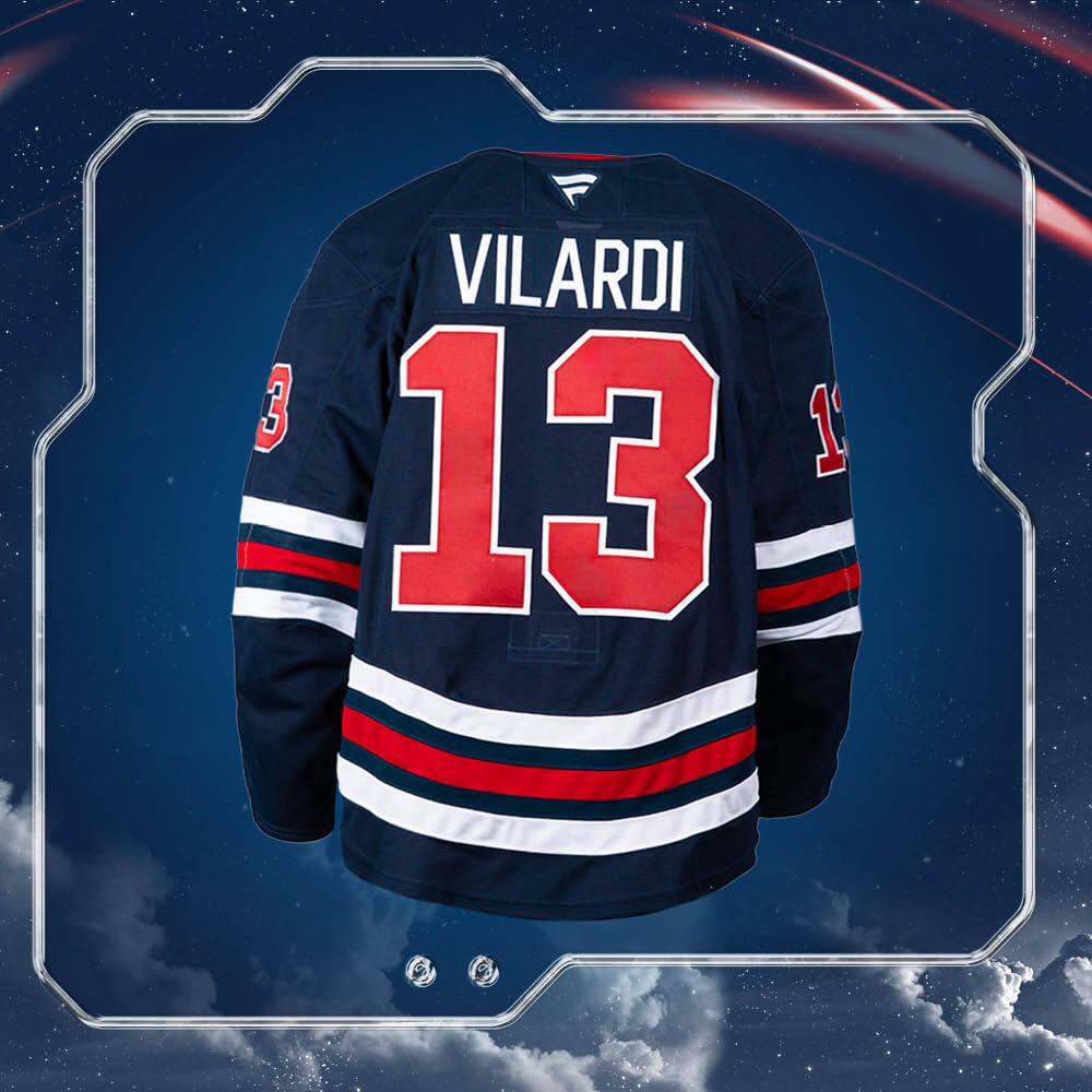 Gabriel Vilardi #13 Game-Worn Heritage Jersey