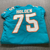 NFL - Dolphins Will Holden Game Cut Jersey Size 46
