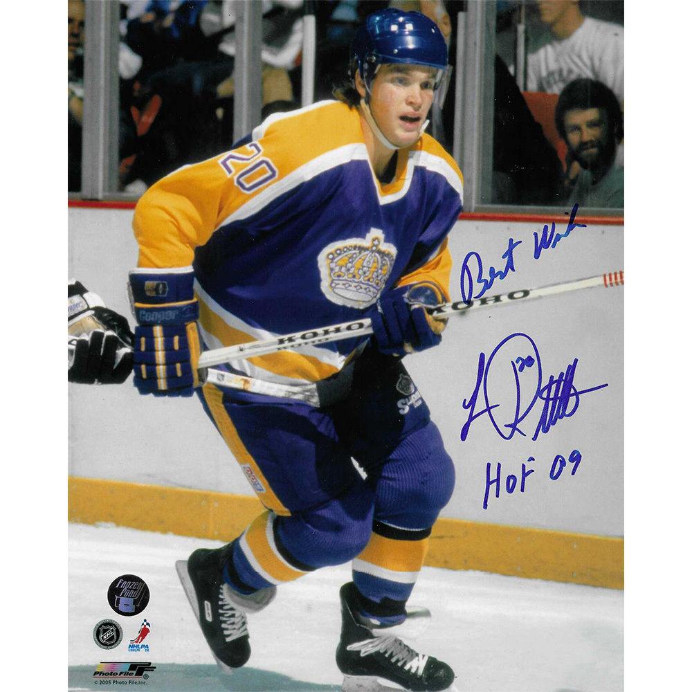 Luc Robitaille Autographed Los Angeles Kings 8X10 Photo
