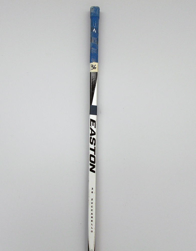 36 Mats Zuccarello Game Used Stick Autographed New York Rangers