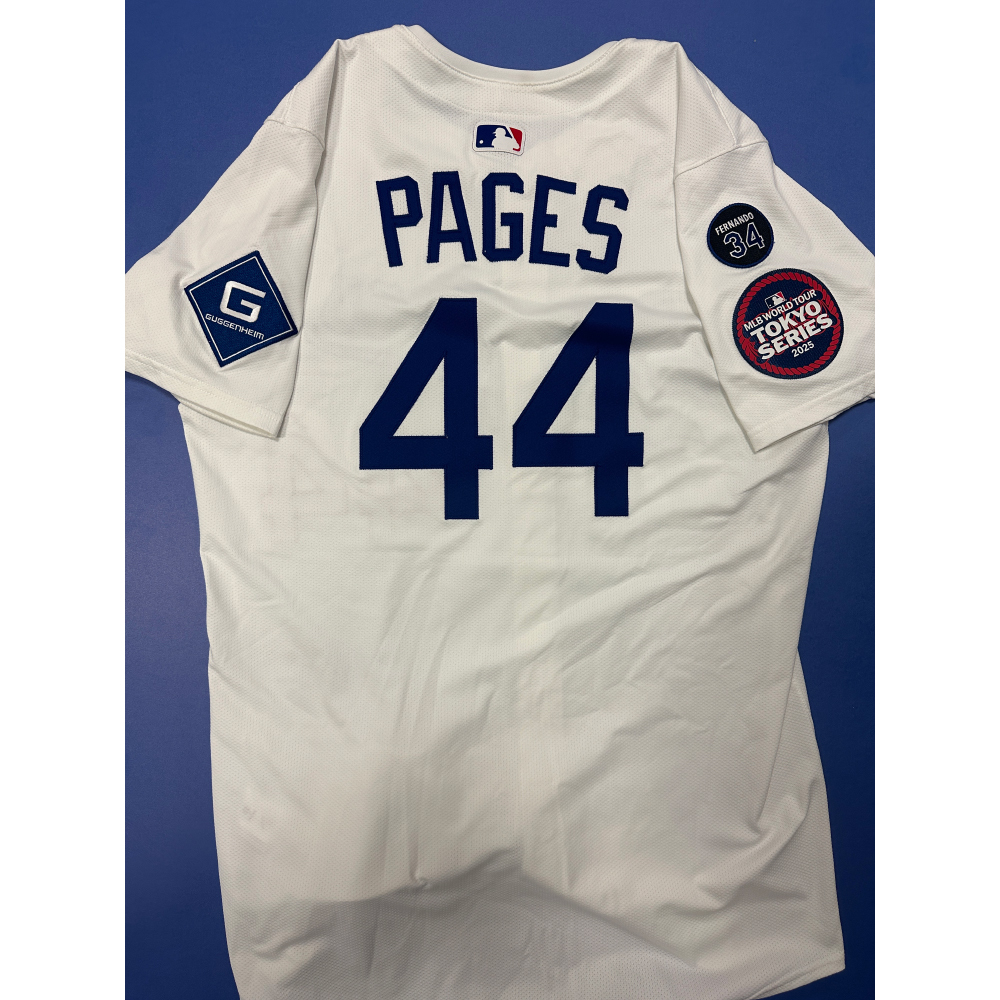 Andy Pages MLB Authenticated 2025 Tokyo Series Game Worn Jersey