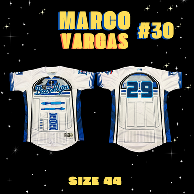 #30 Marco Vargas Game Used Star Wars Jersey (Size 44)