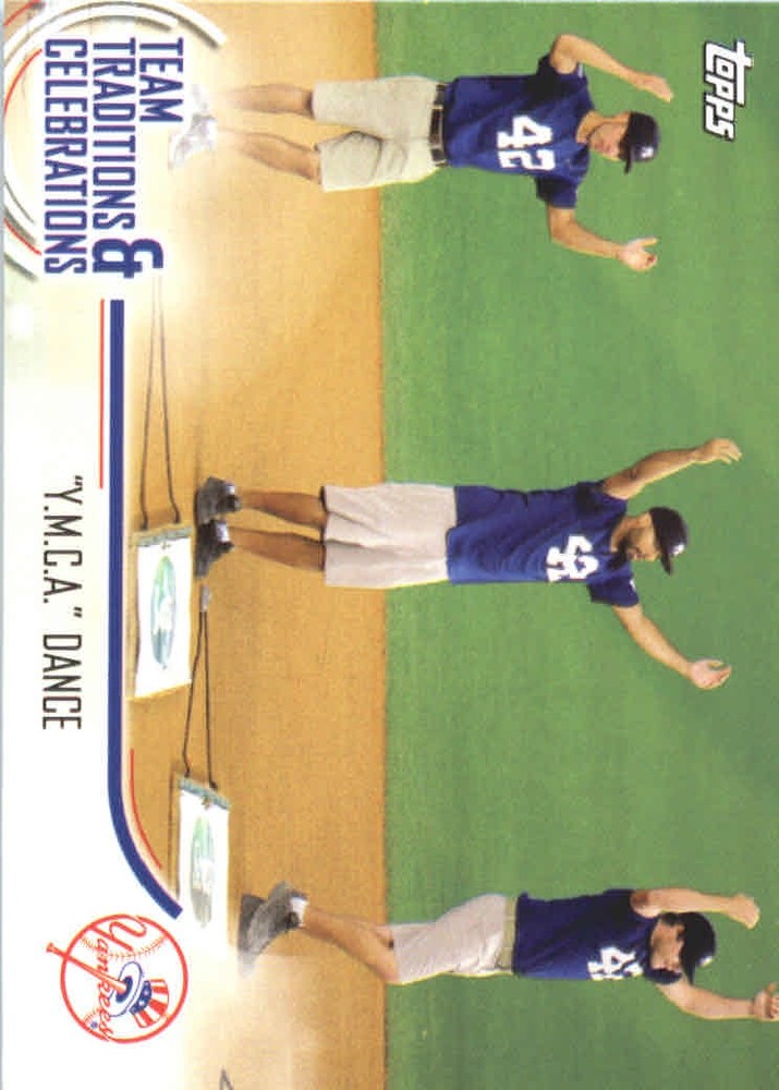 2018 Topps Opening Day Team Traditions and Celebrations #TTCYD Y.M.C.A. Dance