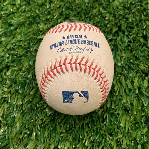 Minnesota Twins: 2021 Game-used Baseball - P: Bailey Ober, H: Shohei Ohtani Singles on a Ground ball to 2B Nick Gordon Top 1 - 7/25/2021 vs Los Angeles Angels