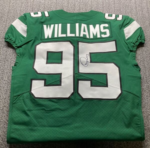 NFL - Jets Quinnen Williams Signed Authentic Jersey Size 42