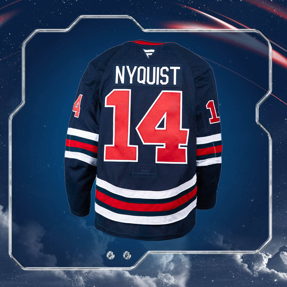 Gustav Nyquist #14 Game-Worn Heritage Jersey