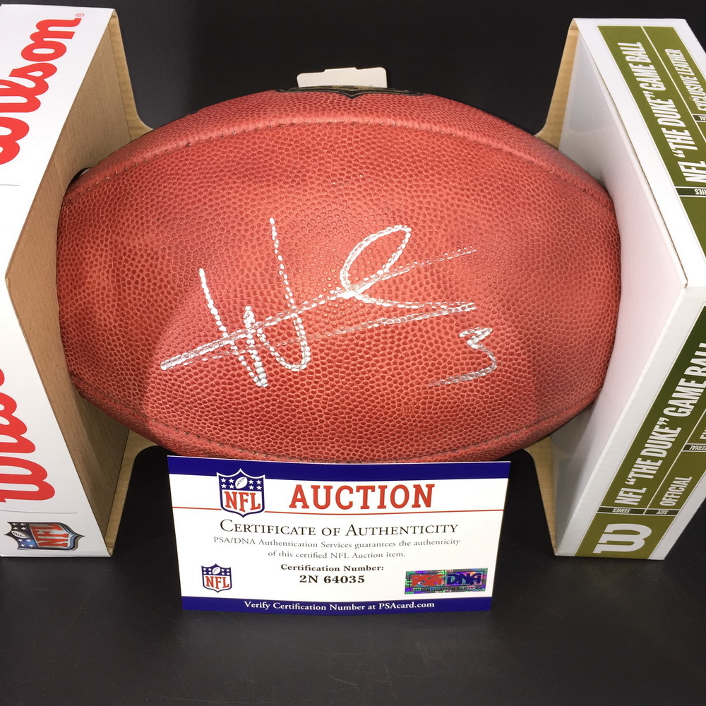 NFL Auction NFL Saints Wil Lutz Signed Authentic Football