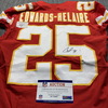 STS - Chiefs Clyde Edwards-Helaire Signed Game Used Jersey (11/1/20) Size 38