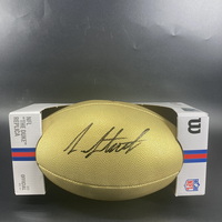 NFL - Bengals Shemar Stewart Signed Gold Composite Football