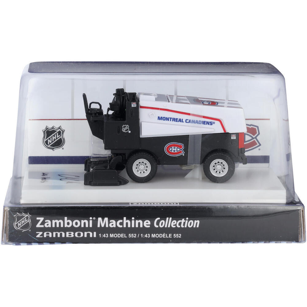 Cole Caufield Montreal Canadiens Autographed 1:43 Scale Die-Cast Zamboni with 
