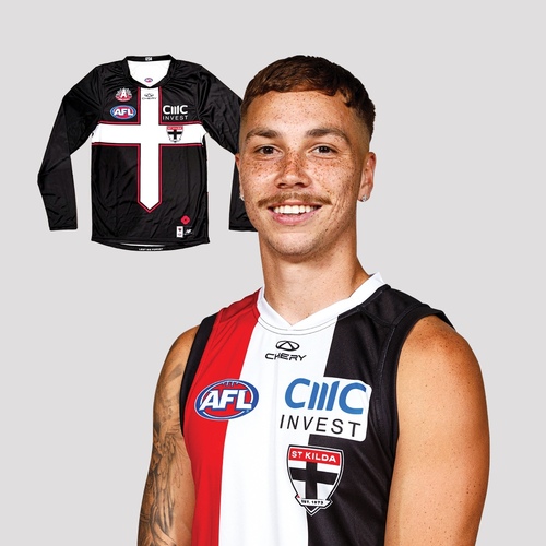 Photo of Lance Collard #4 - 2026 Player ANZAC Guernsey Long Sleeve * Signed