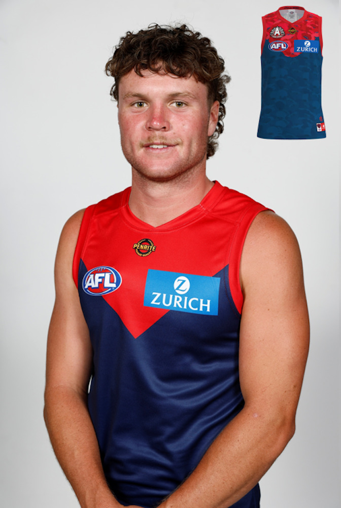 Melbourne Demons 2026 ANZAC Day Eve Guernsey - Harvey Langford #4