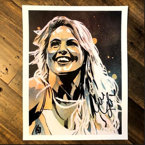 Candice Lerae SIGNED 11 x 14 Rob Schamberger Print