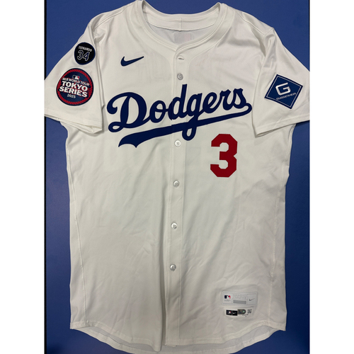【第1位獲得！】 Authenticated MLB Taylor Chris 2025 Worn Game Series Tokyo 応援グッズ