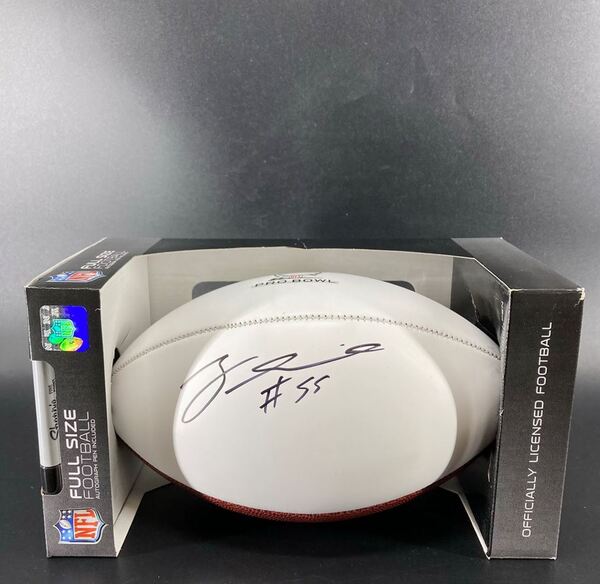 NFL - Vikings Za'Darius Smith Signed Panel Ball with Pro Bowl Logo