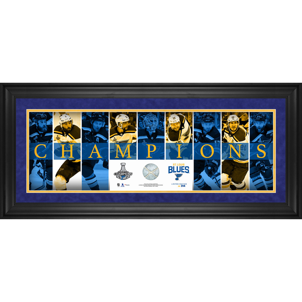 St. Louis Blues 2019 Stanley Cup Champions Framed 10