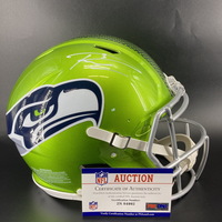 NFL - Seahawks Russell Wilson Signed Authentic Flash Speed Helmet
