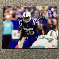 Colts - Clayton Geathers Signed 8x10 Photo