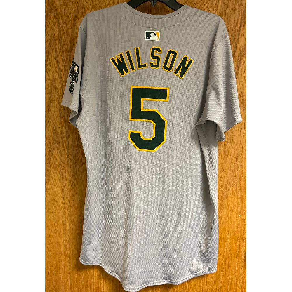 Game-Used 2024 Jersey - Jacob Wilson (8/27) 1st Career Road Game